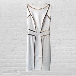 Tadashi Shoji Sequin Seamed Cocktail Sheath Dress